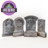 Haunted Mansion Tombstone Set