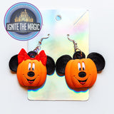 Mouse Pumpkin Earrings