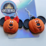 Mouse Pumpkin Earrings