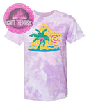 Spaceship Celebration - Unisex Tie Dye Tees