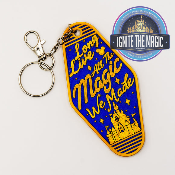 Long Live All the Magic We Made Castle Keychain