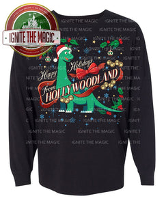 Happy Holidays from Hollywoodland - Unisex Jersey