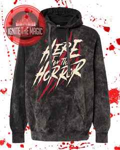 Here for the Horror - Unisex Sweatshirts and Hoodies