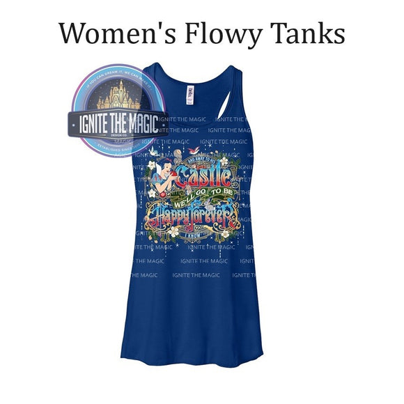 Away to His Castle We'll Go, To Be Happy Forever I Know - Women's Tanks