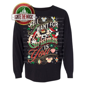 All I Want for Christmas is You - Unisex Long Sleeve Jerseys