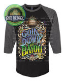 Going Down the Bayou - Unisex Raglan Tees