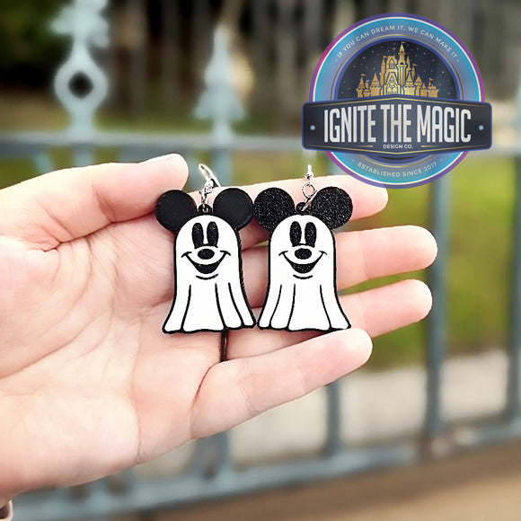 Mouse Ghost Earrings