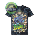 Going Down the Bayou - Unisex Tie Dye Tees