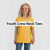 [Custom Option] Youth Crew Neck Tees