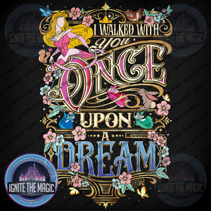 Once Upon a Dream - Unisex V-Neck Tees + Tanks