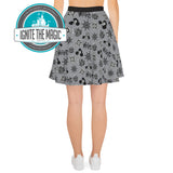 Steamboat Print Skater Skirt