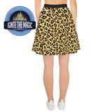 Cheetah Print Skater Skirt
