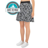 Steamboat Print Skater Skirt