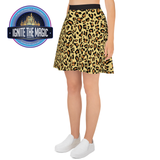 Cheetah Print Skater Skirt
