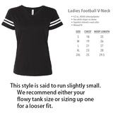 Spirit Board - Women's Football, Slouchy + Hi/Lo Muscle Tees