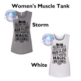 Greetings from Main Street, USA - Black Print - Women's Tanks + Tees