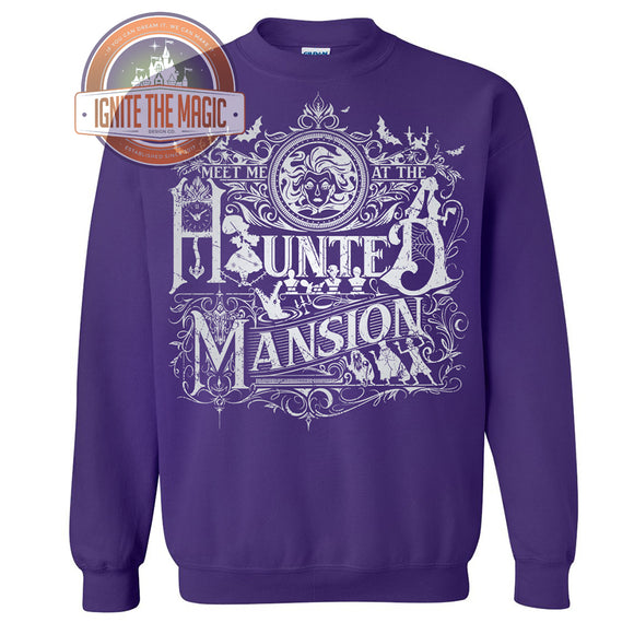 Meet Me at the Haunted Mansion - Unisex Long Sleeve - Jerseys
